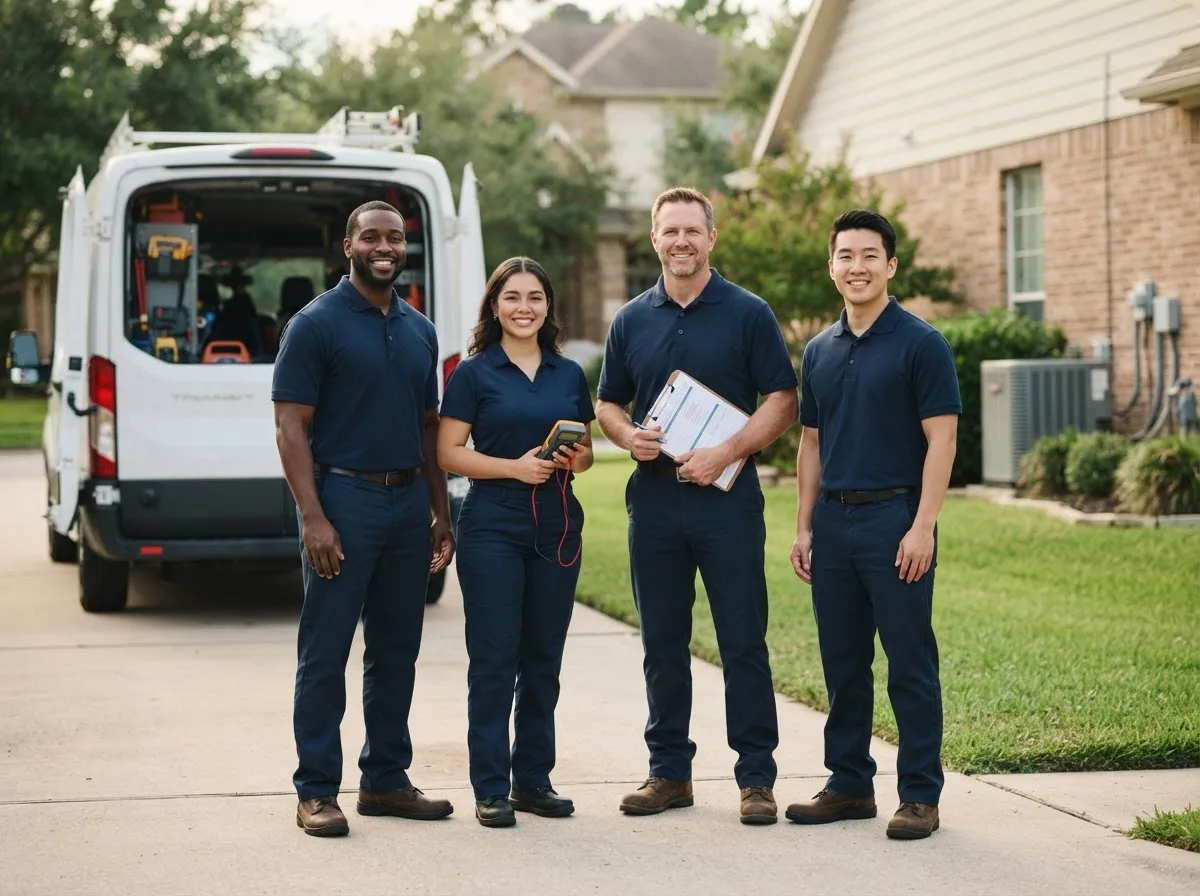 Certified HVAC technician near High Bridge, WI
